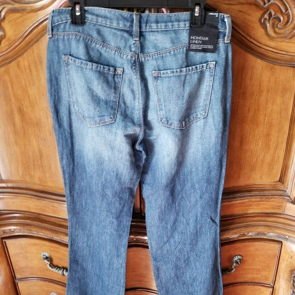 J Brand Glenn Westerly Montauk Linen Blend Extra Flare Bootcut jeans Brand NWT - Picture 2 of 6